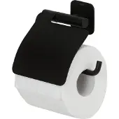 Tiger WC rolhouder Colar Klep Zwart