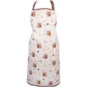 Clayre & Eef Keukenschort 70x85 cm Beige Katoen