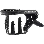 XR Brands AG785 - Double Penetration Strap On Harness