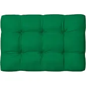 vidaXL Palletkussen 120x80x12 cm stof groen