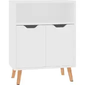 vidaXL Dressoir 60x30x72 cm bewerkt hout wit