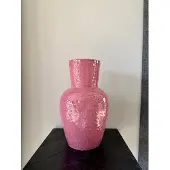 Life Deco Vase Stoneware Pink 19.5x19.5x32cm