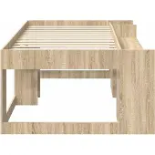 vidaXL Kinderbedframe met opbergruimte Sonoma Eiken 90 x 200 cm