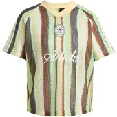 Adidas Shirt 'Summer Glow' brokaat / lichtgeel / grafiet / lichtgroen