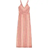 Garcia Gebreide jurk sand / oranje / rosa / donkerroze