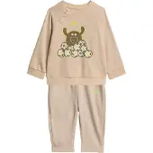 Adidas Trainingspak 'Tiro_Nster' beige / donkerbeige / bruin / appel