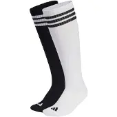 Adidas Sportsokken '3 Stripes Knee Socks 2 Pair' zwart / wit