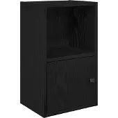 vidaXL Boekenkast 31x24x52 cm bewerkt hout zwart eikenkleurig