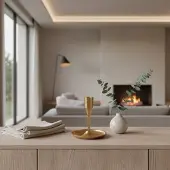 Lolaa Kandelaar Aurora goud 14cm