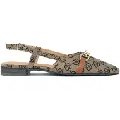 Babouche Lima cognac slingback sandalen dames