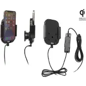Brodit houder geschikt voor Apple iPhone 12 Qi Wireless Actieve houder met vaste voeding
