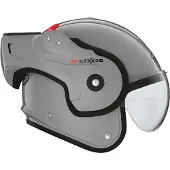 ROOF - RO9 BOXXER 2 SMOKEY GREY - Maat XL - Systeemhelmen - Scooter helm - Motorhelm - Grijs - ECE 22.06 goedgekeurd - Scooterhelmen mannen en vrouwen.