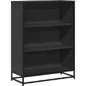 vidaXL Boekenkast 80,5x35x107,5 cm bewerkt hout zwart