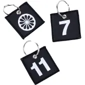 The Indian Maharadja Indian Maharadja Keyring [set 16*numbers]