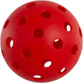 Softee Set van 2 houten pickleballpeddels met 4 ballen Rojo ÚNICA