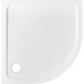 Adema Dawn douchebak - 80x80x4cm - kwartrond SMC - glans wit GT-8080R