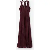 Sissy-Boy Donkerpaarse maxi jurk | Maat: S