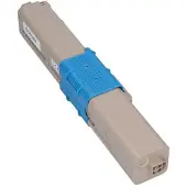 PrintAbout Huismerk OKI 44469704 Toner Geel