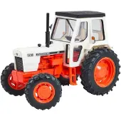 Tomy tractor David Brown 1410 4WD schaalmodel 1:32 met details.