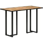 Syfax Eettafel 110x55x75,5 cm massief mangohout
