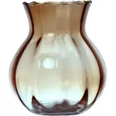 Hakbijl Glass Yves Swirl Buikvaas taupe Ø11xh13cm taupe Keramiek Vaas