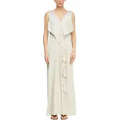 Comma Jurk lichtbeige