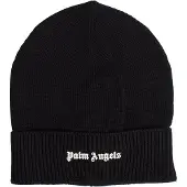 Palm Angels Heren- en Damesgebreide Muts met Logo PMLC022S22KNI0011001