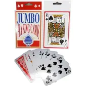 ARO houseware Jumbospeelkaarten plastic coated 9x14cm