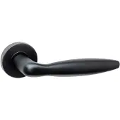 Intersteel deurklink Jupiter basic op rozet verdekt ø53x10mm zwart