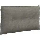 vidaXL Rugkussen Lichtgrijs 80 x 50 cm Corduroy stof