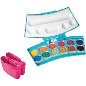 Pelikan Leuchtfarbe Deckfarbkasten 12 Farben, Türkis und Pink