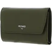PICARD Leren portemonnee Bingo Flap Wallet Olive olijfgroen