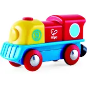 Hape houten kleurrijke locomotief