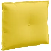 vidaXL Rugkussen Licht Geel 200 x 19 x 50 cm Stof