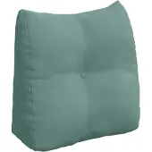 vidaXL Rugkussen Zeegroen 45 x 24 x 50 cm Fluweel