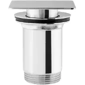 Omnires - Wastafel afvoerplug, ClickClack, chroom Q706CR
