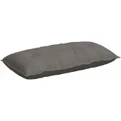 vidaXL Rugkussen Lichtgrijs 100 x 50 cm Corduroy stof