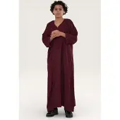 Thobez Kinderjongens rode Marokkaanse Thobe Jubba badjas Eid Djellaba Gandoura - K-HM62
