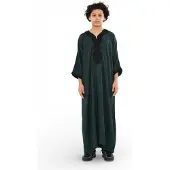 Thobez Kinderjongens groene Marokkaanse Thobe Jubba badjas Eid Djellaba Gandoura - K-HM62