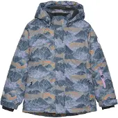 Color Kids Sportjas cyaan blauw / lichtblauw / pasteloranje