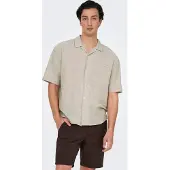 Only & Sons Overhemd 'ONSCaiden' taupe