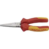 TECWERK Langbeckzange tot. L.160mm tang verchroomd lang, plat VDE-handvatten