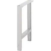 TECWERK Werkbankpoot BK 650 verstelb.H750-1100xB70/120mm lichtgrijs