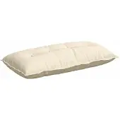 vidaXL Rugkussen Crèmekleurig 100 x 50 cm Corduroy stof