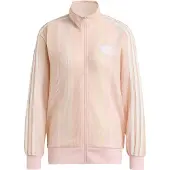 Adidas Gebreid vest 'Firebird' lichtgeel / pastellila / oudroze / wit