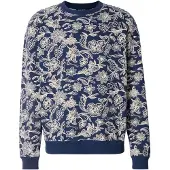 Scotch & Soda Sweatshirt ecru / donkerblauw