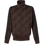 Adidas Sweatvest 'Firebird' chocoladebruin / zwart