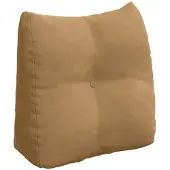 vidaXL Rugkussen Bruin 45 x 24 x 50 cm Fluweel
