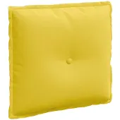 vidaXL Rugkussen Licht Geel 200 x 19 x 50 cm Stof
