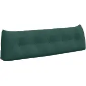 vidaXL Rugkussen Donkergroen 160 x 24 x 50 cm Fluweel